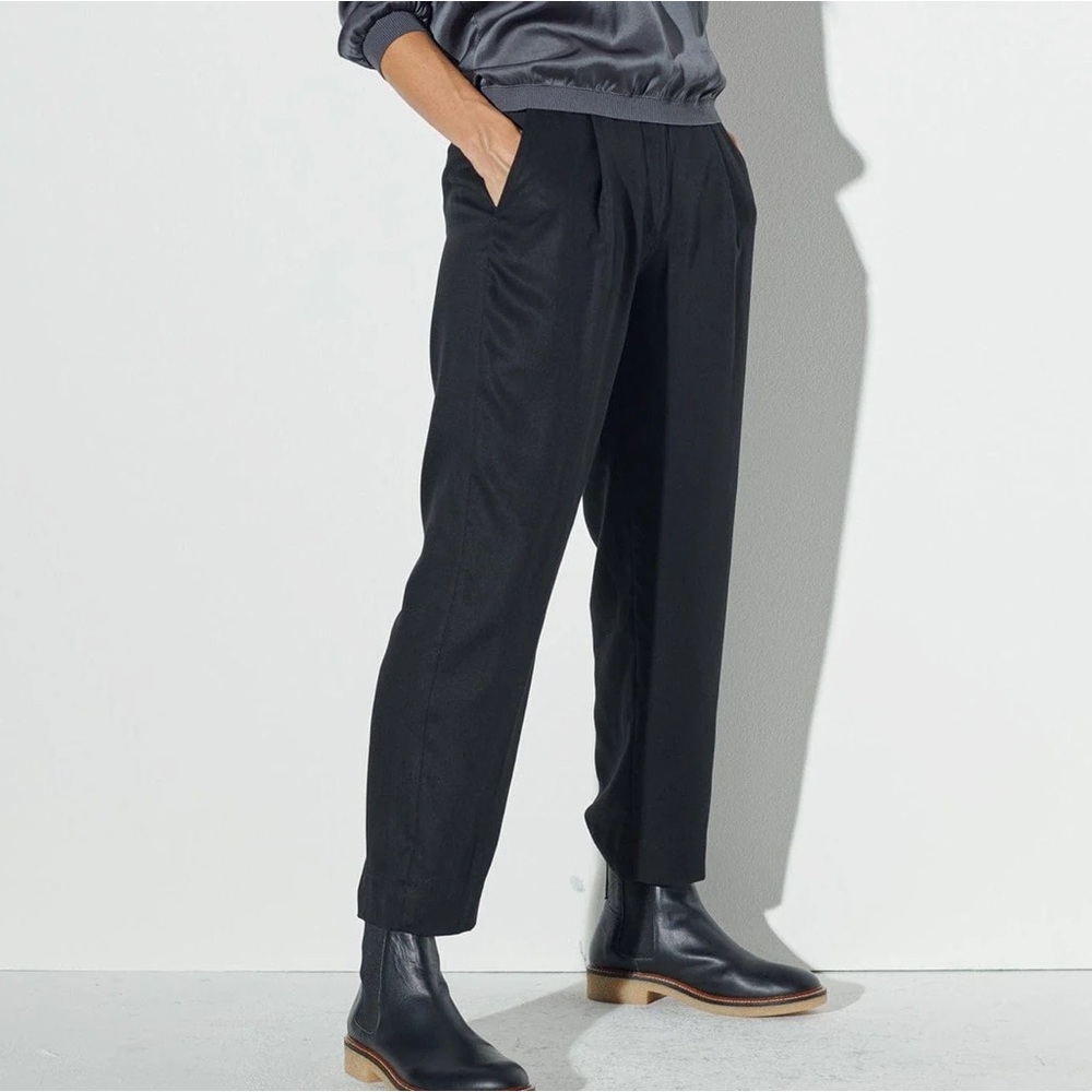 The Reset R Label Slouchy Trouser Black Size Large
